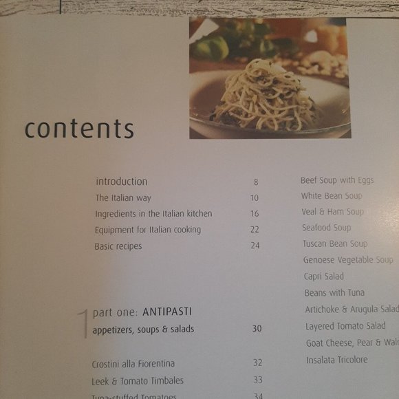 The Italian Cookbook by Parragon Books 2009 Hardcover with Dust Jacket - Picture 7 of 13